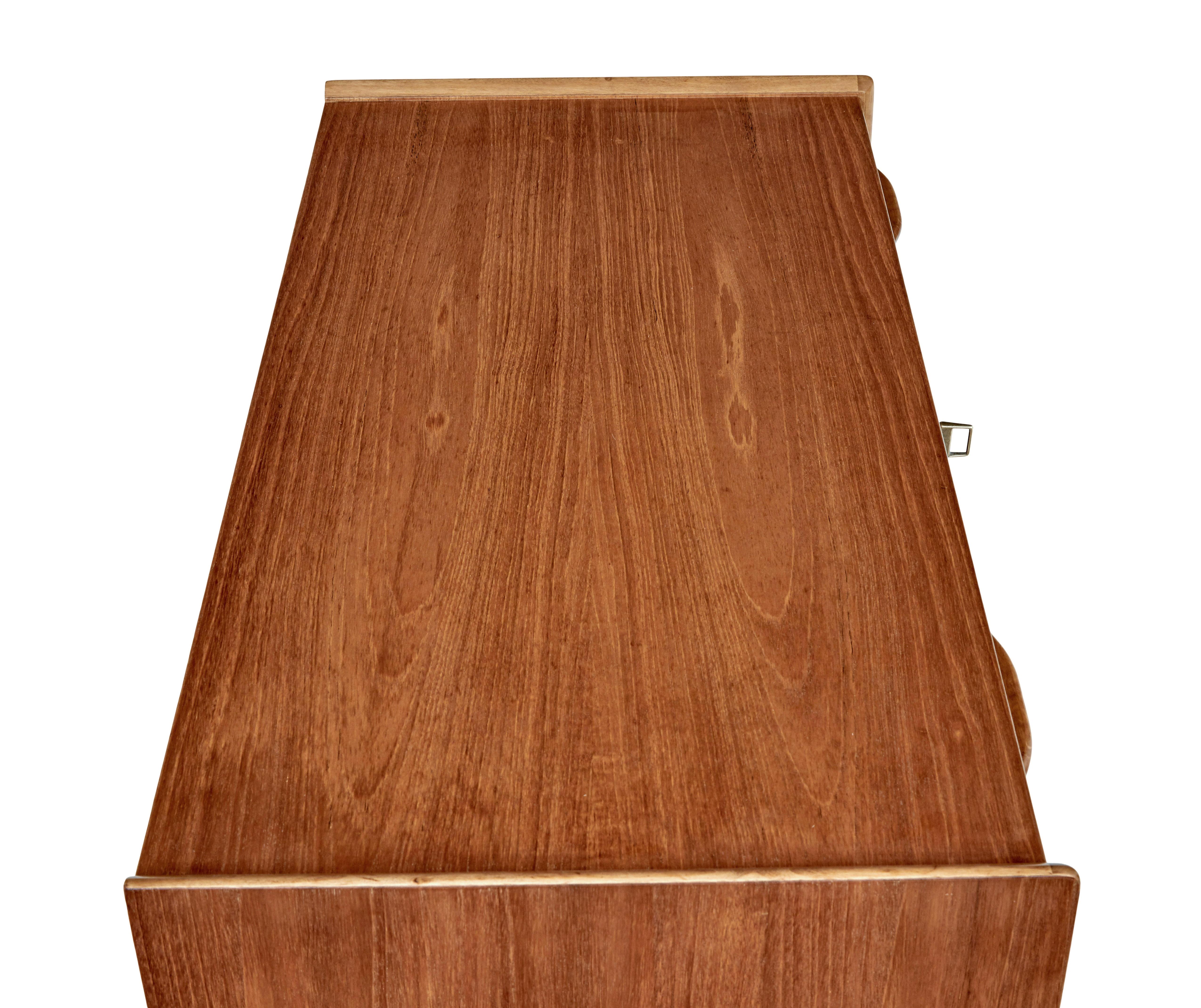 Teak Mid 20th century Danish teak chest of drawers by Henning Jorgensen For Sale