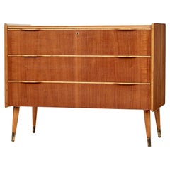 Mid 20th century Danish teak chest of drawers by Henning Jorgensen