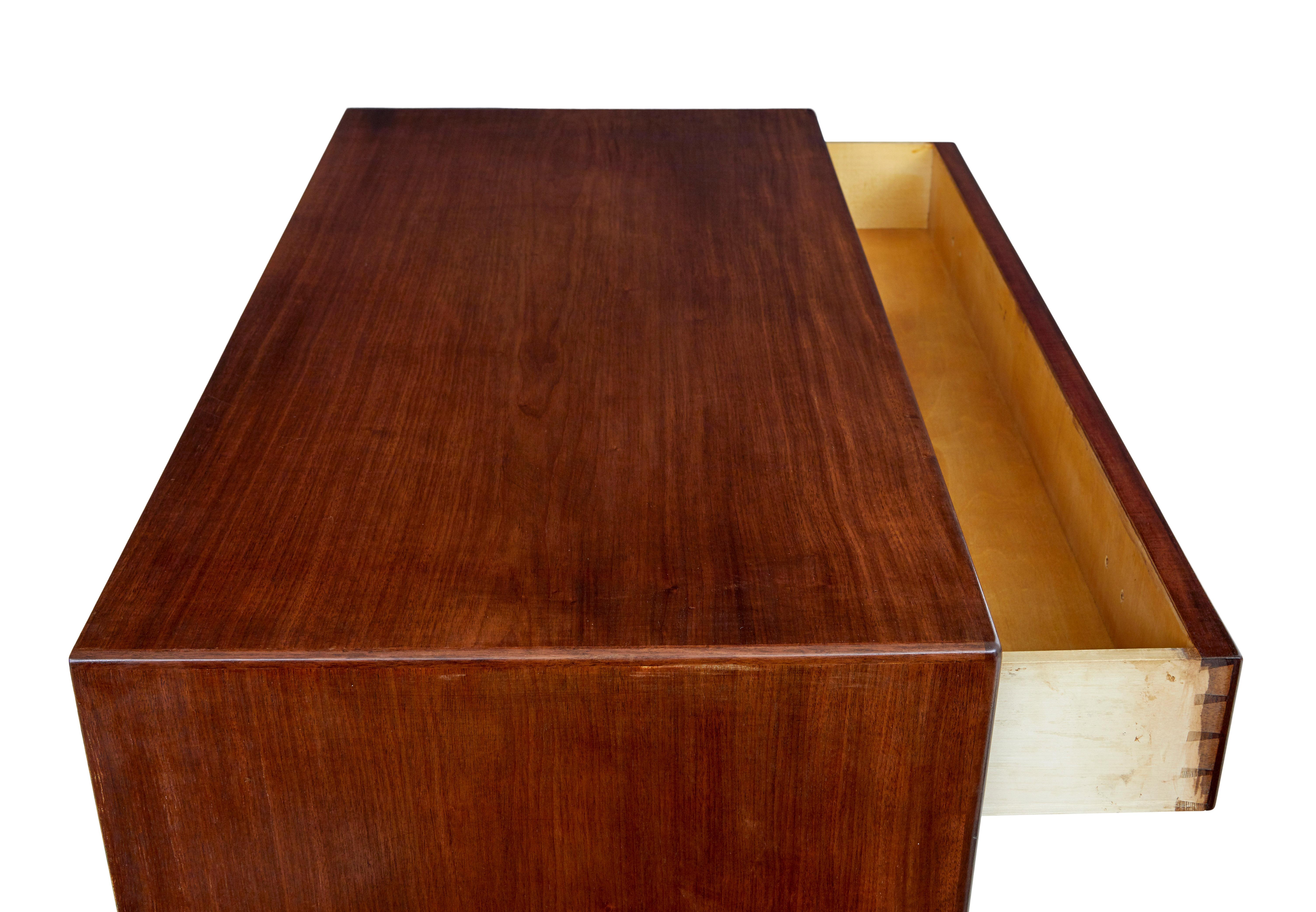 Mid-Century Modern Mid 20th century Danish teak chest of drawers