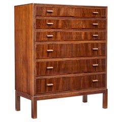 Used Mid 20th century Danish teak chest of drawers