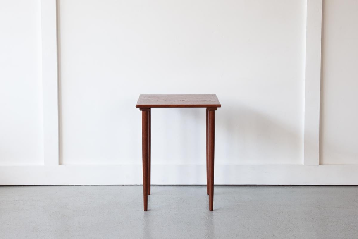 Mid-Century Modern Mid 20th Century, Danish Teak Side Table For Sale