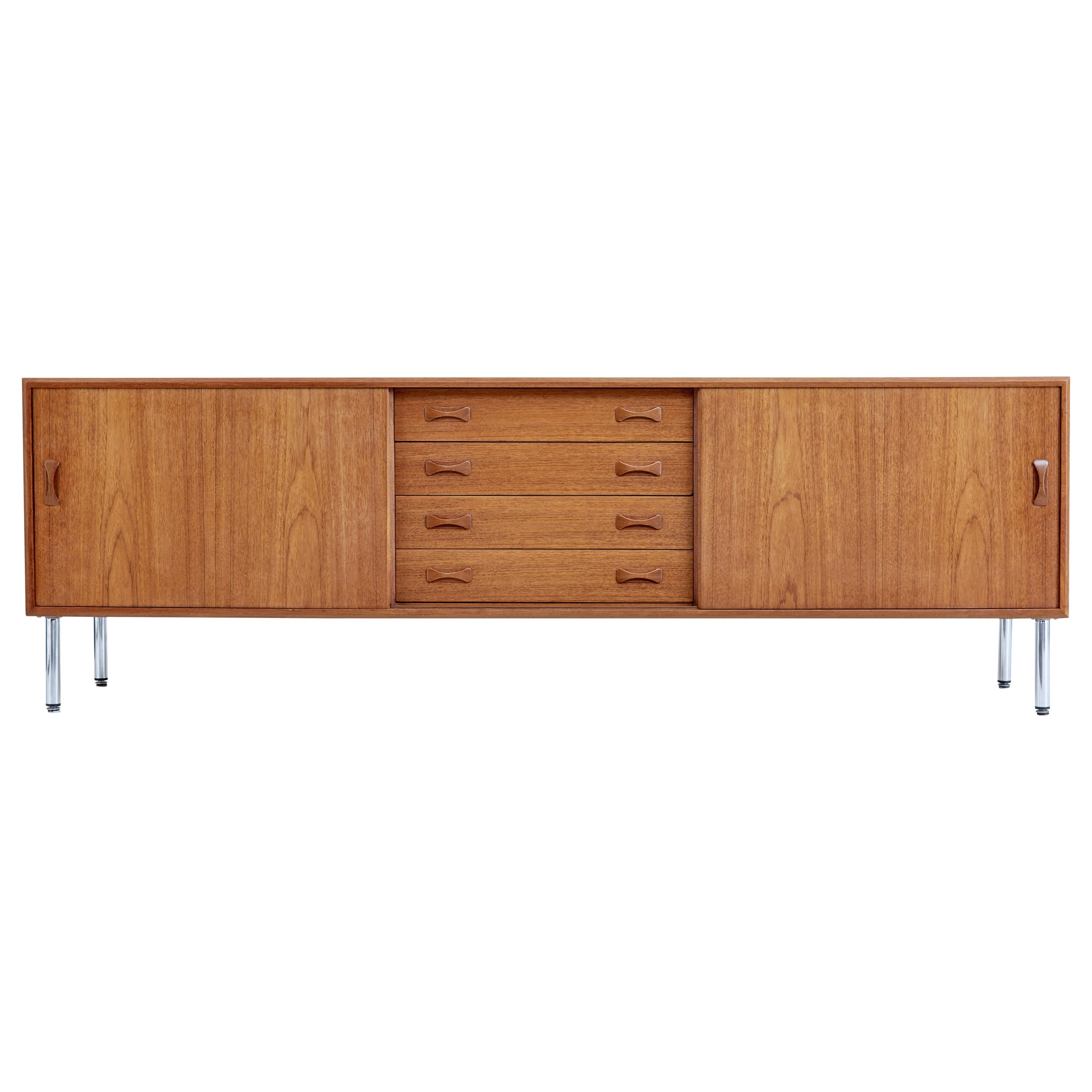 Mid-20th Century Danish Teak Sideboard by Clausen & Sons