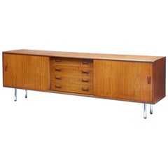 Mid-20th Century Danish Teak Sideboard by Clausen & Søn