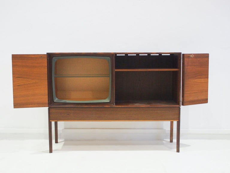 Mid20th Century Danish Wooden Tv For Sale at 1stDibs