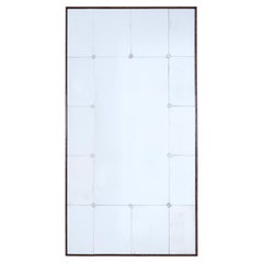 Mid-20th Century Dark Oak Framed Mirror