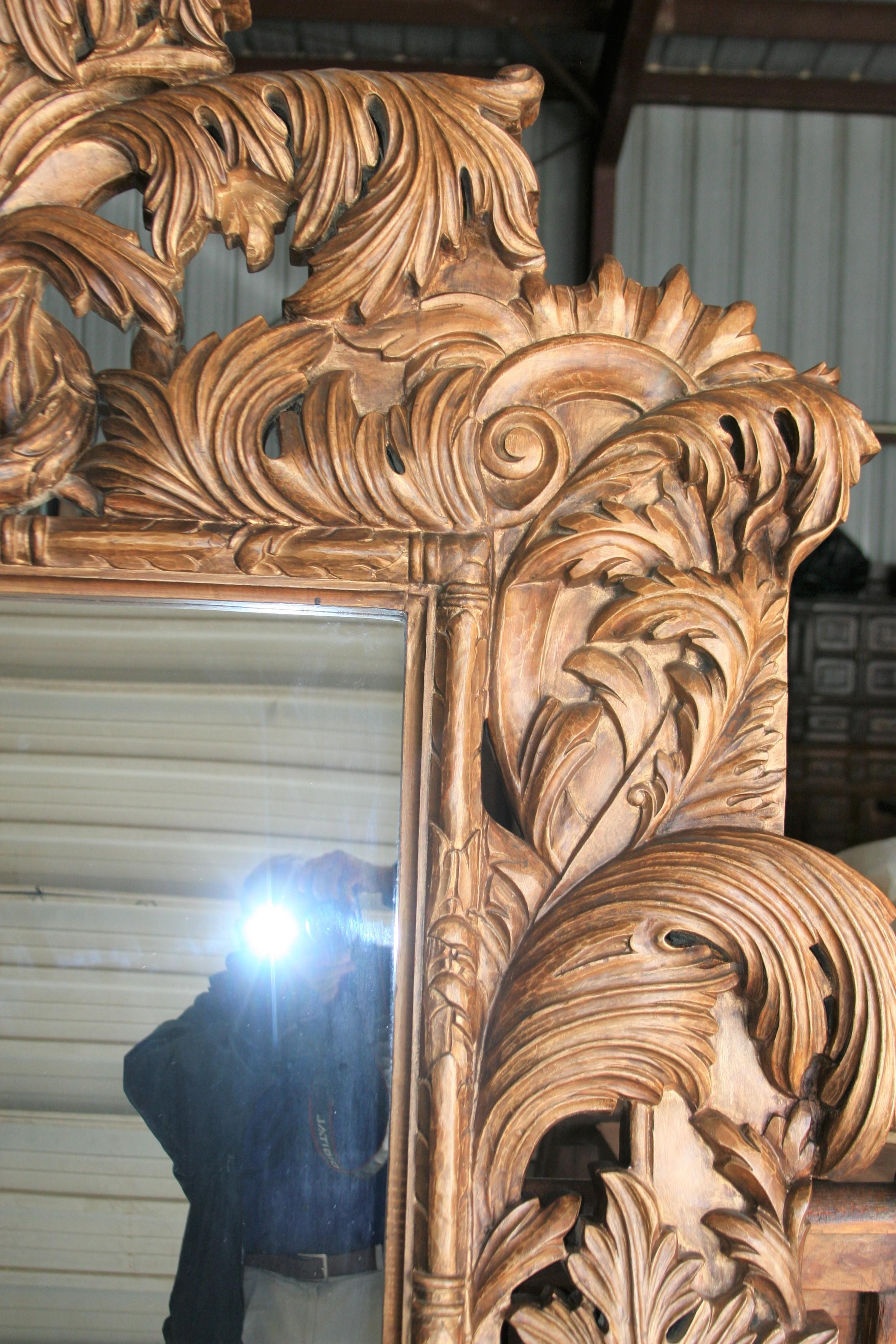 vintage overmantle mirrors