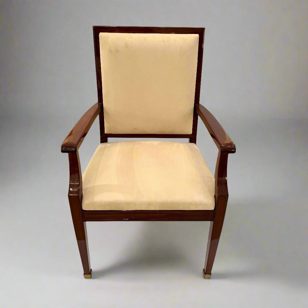 20ième siècle Fauteuil d'époque Art Déco De Coene Frères, milieu du 20e siècle, Belgique. en vente