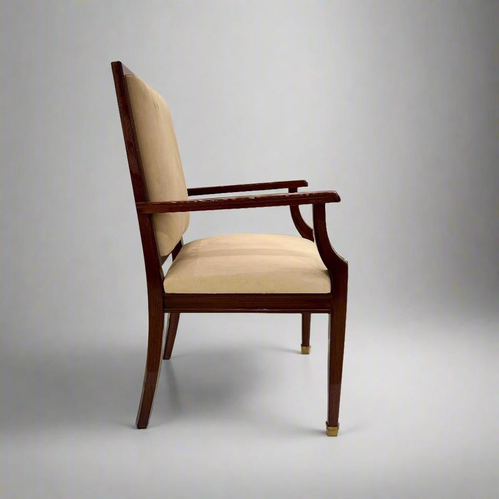 Fauteuil d'époque Art Déco De Coene Frères, milieu du 20e siècle, Belgique. en vente 1