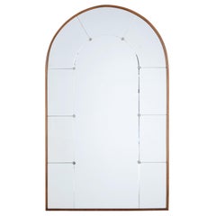 Mid-20th Century Deco Inspired Dome Top Mirror
