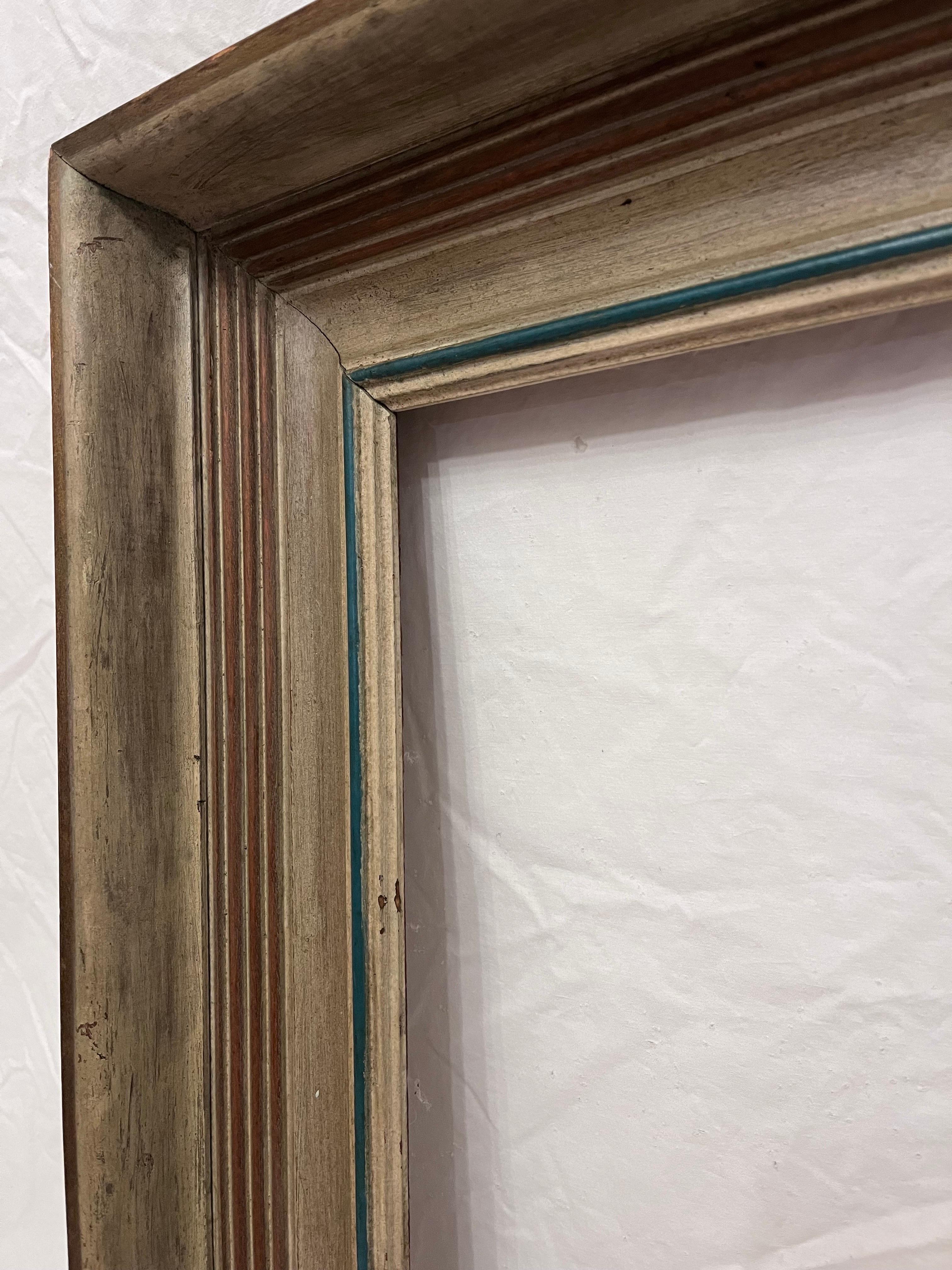 Mid 20th Century Deep Profile Modernist Style American Picture Frame 20 x 16 In Good Condition In Atlanta, GA