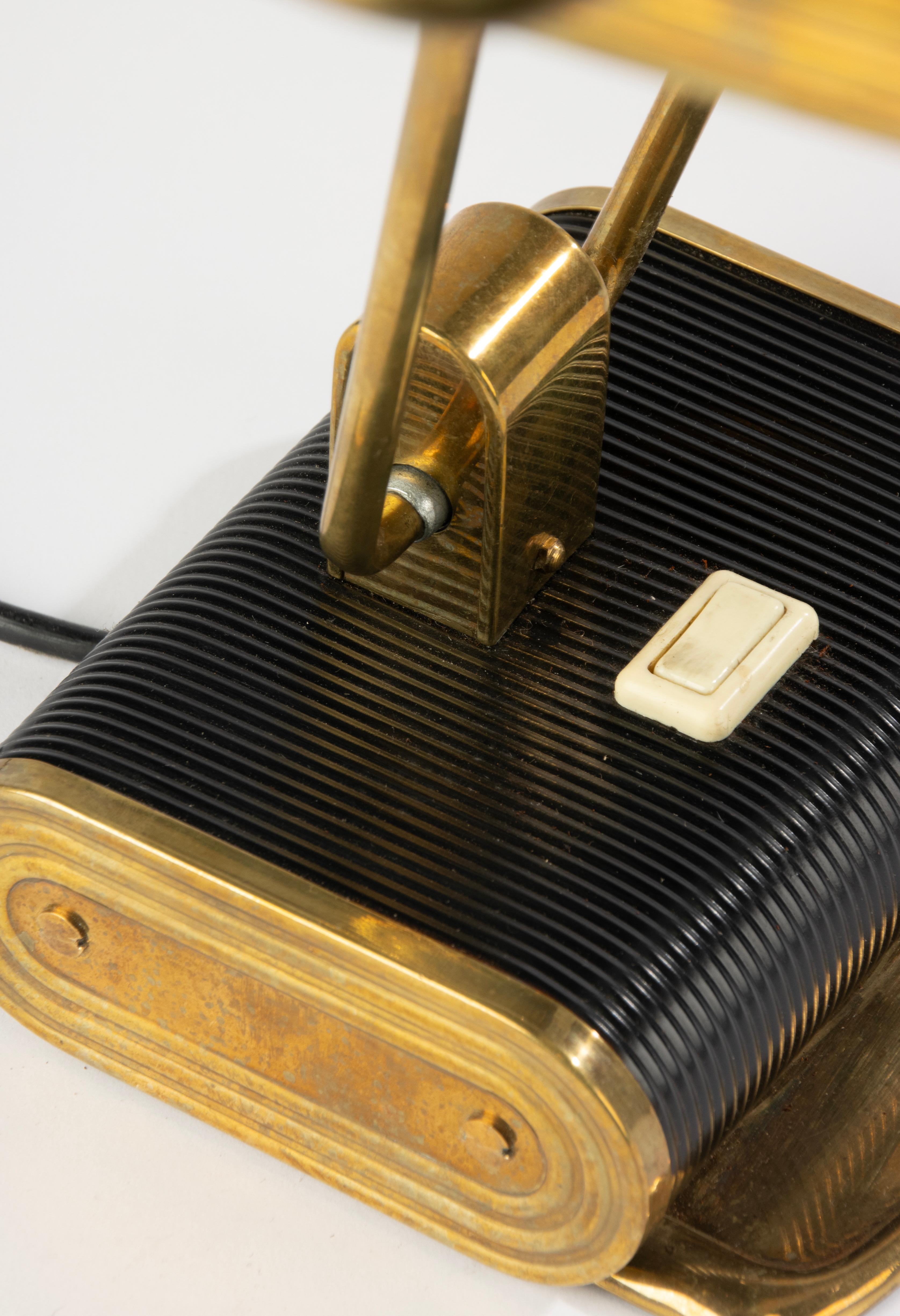 Lámpara de escritorio de mediados del siglo XX - Andre Monique para JUMO - Estilo Eileen Gray en venta 1