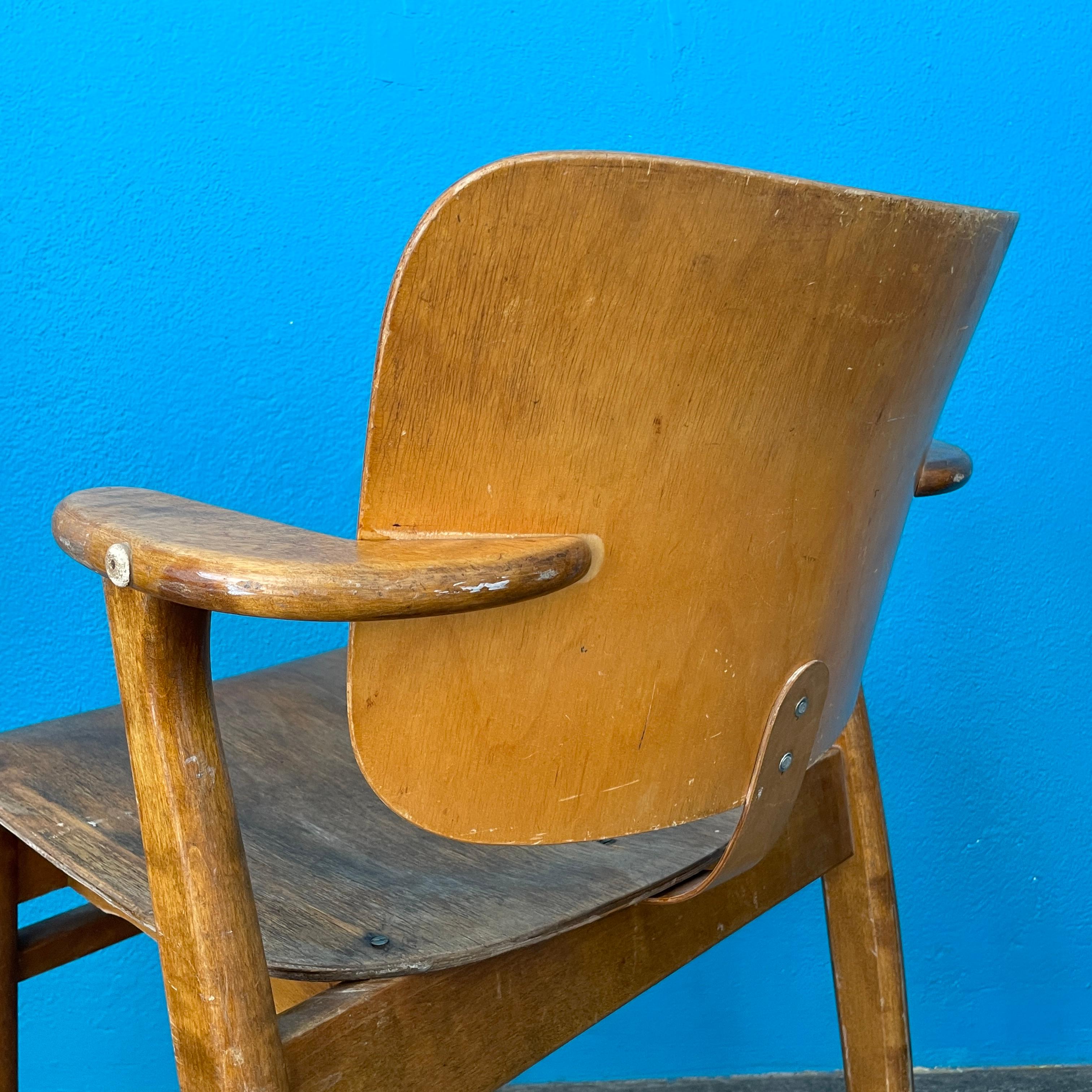 Mid 20th Century Domus Chair Designed By Ilmari Tapiovaara, Finland 4