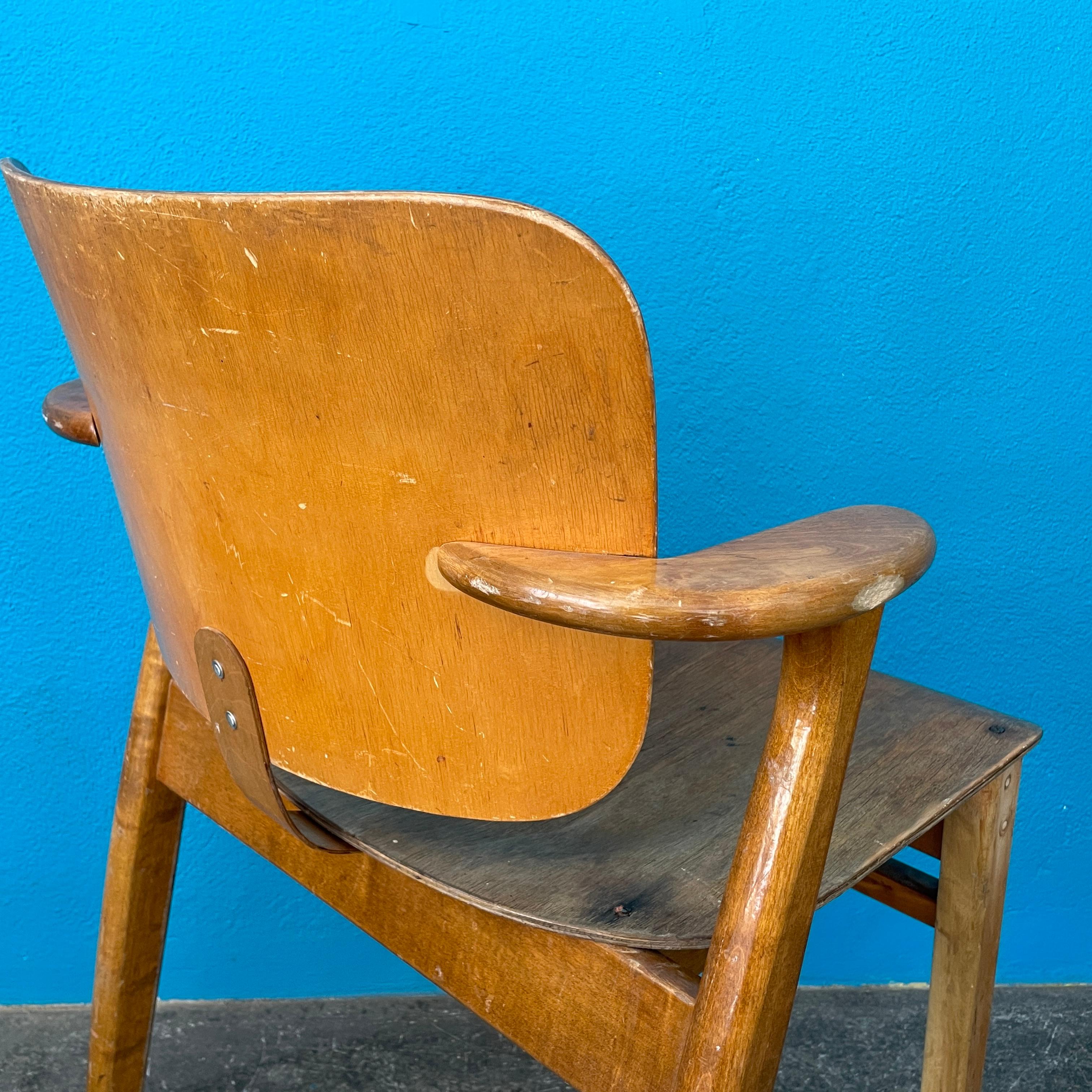 Mid 20th Century Domus Chair Designed By Ilmari Tapiovaara, Finland 5