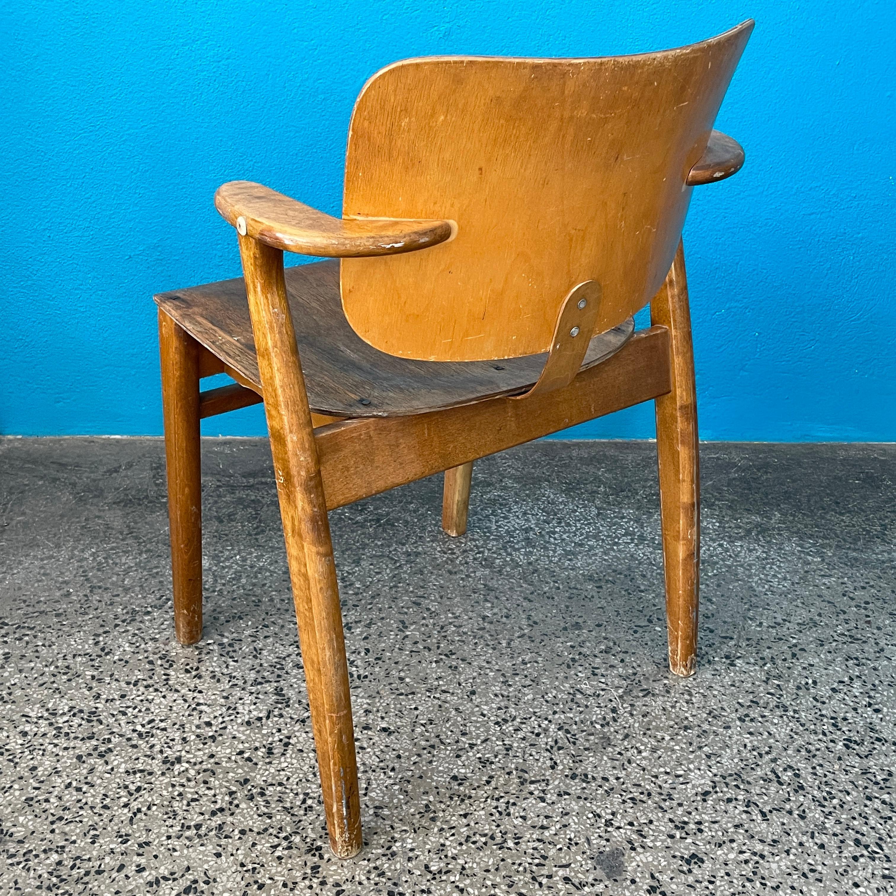 Finnish Mid 20th Century Domus Chair Designed By Ilmari Tapiovaara, Finland