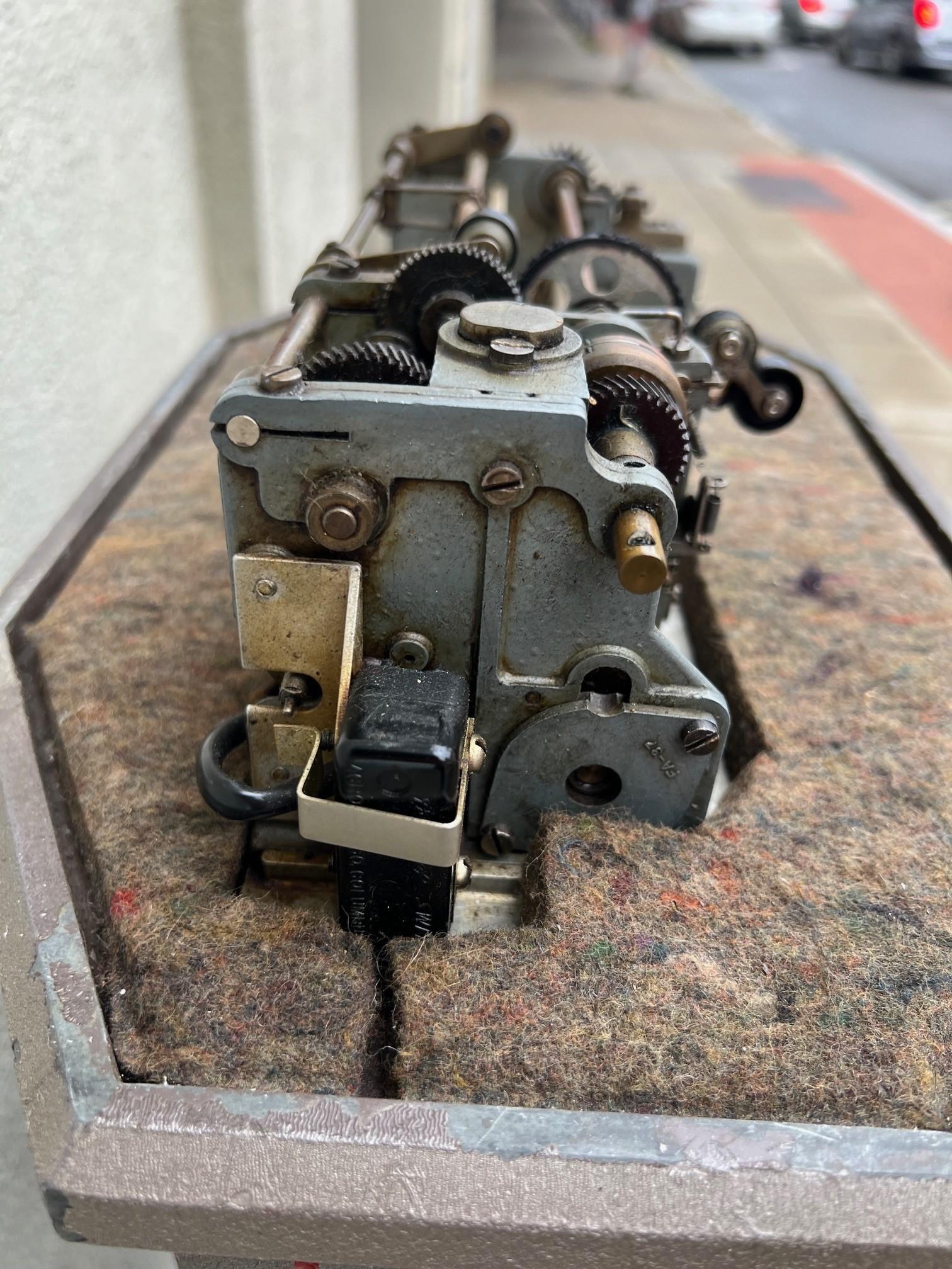 Mid-20th Century Dow Jones Wall Street Journal Broad Tape Ticker Tape Machine For Sale 4