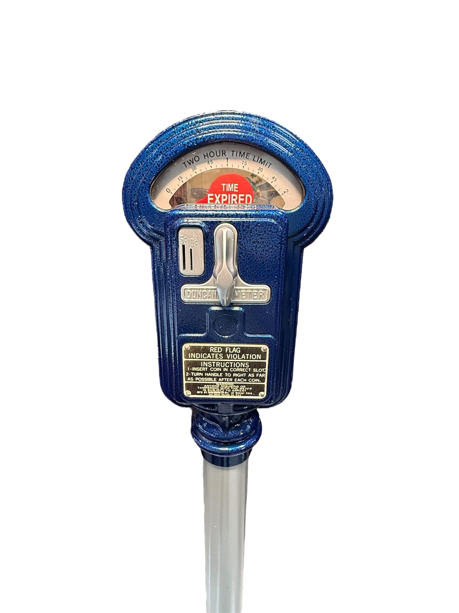 Mid-Century Modern Compteur de stationnement Duncan du milieu du 20e siècle en vente