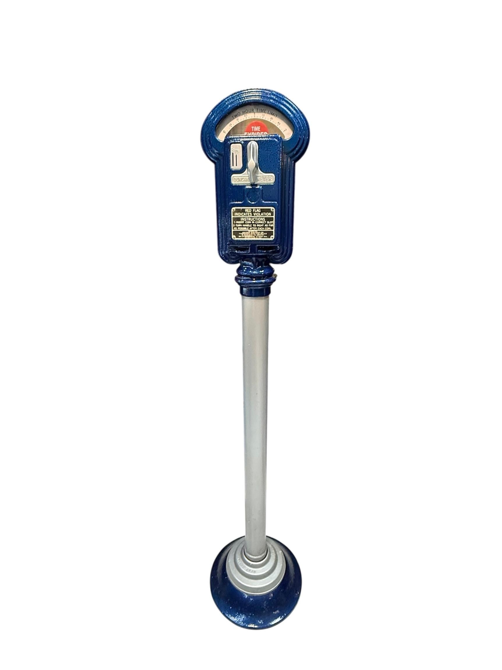 Compteur de stationnement Duncan du milieu du 20e siècle Bon état - En vente à Guaynabo, PR