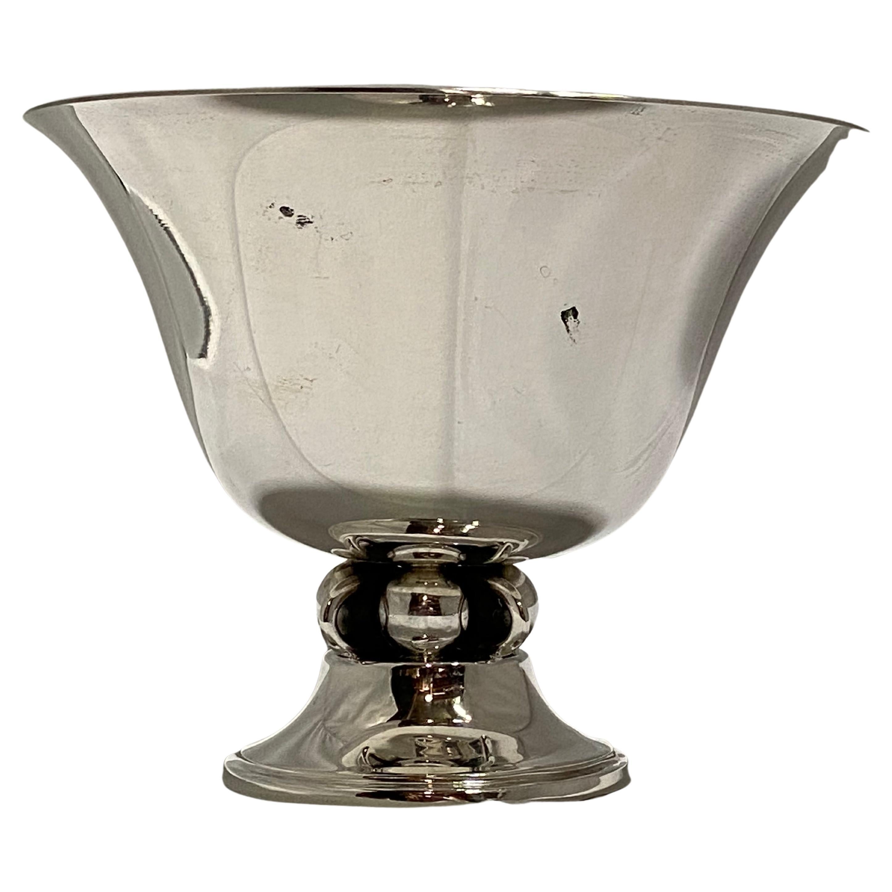 Mid 20th Century Durham Sterling Silver Footed Bowl or Compote For Sale