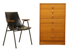 Mid 20th Century Easifit Teak Tallboy Chest of Drawers - 1960s