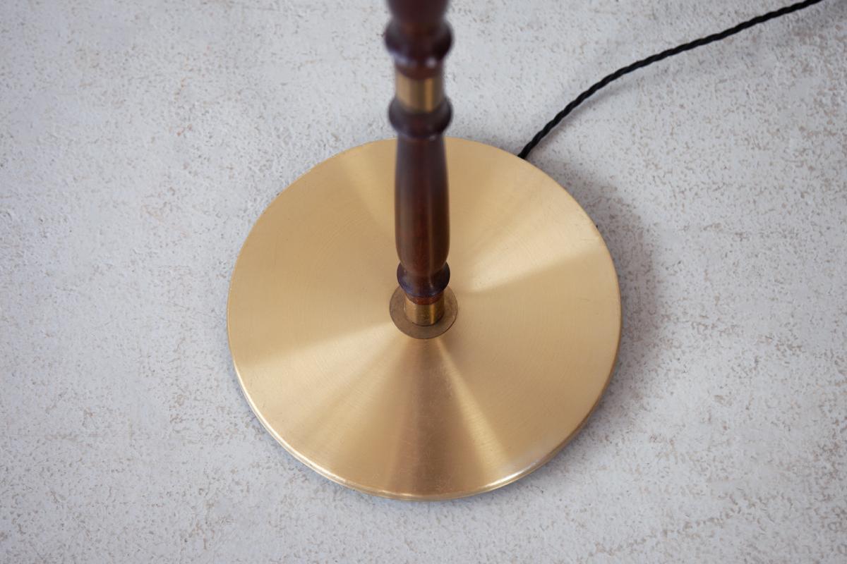 Danish Mid 20th Century, Elegant Teak Floor Lamp For Sale