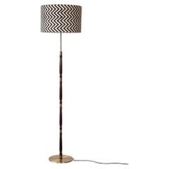 Vintage Mid 20th Century, Elegant Teak Floor Lamp