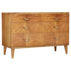 Mid-20th Century Elm Chest of Drawers by SMF Bodafors