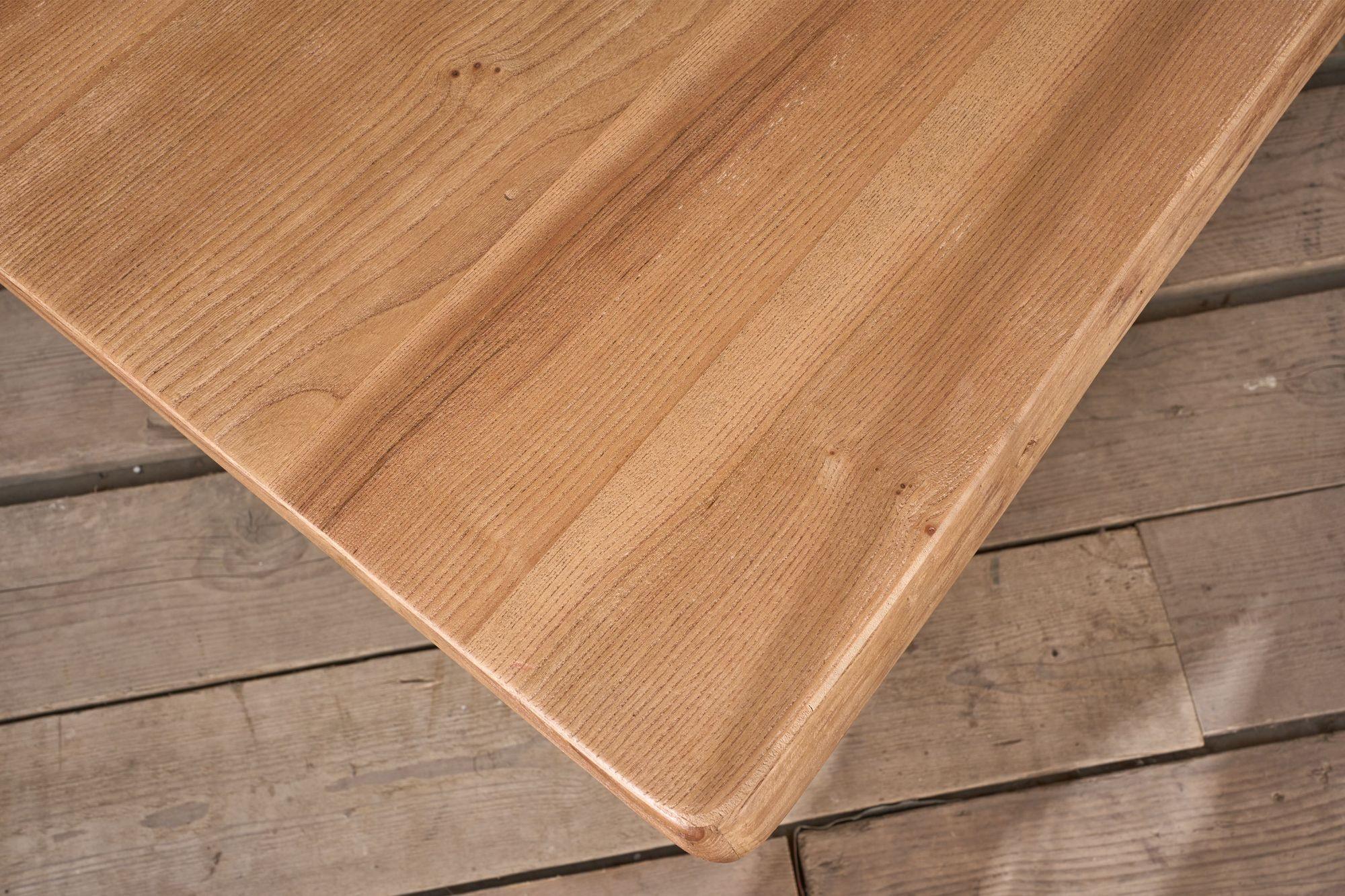 Mid 20th century Elm waney edge dining table 6