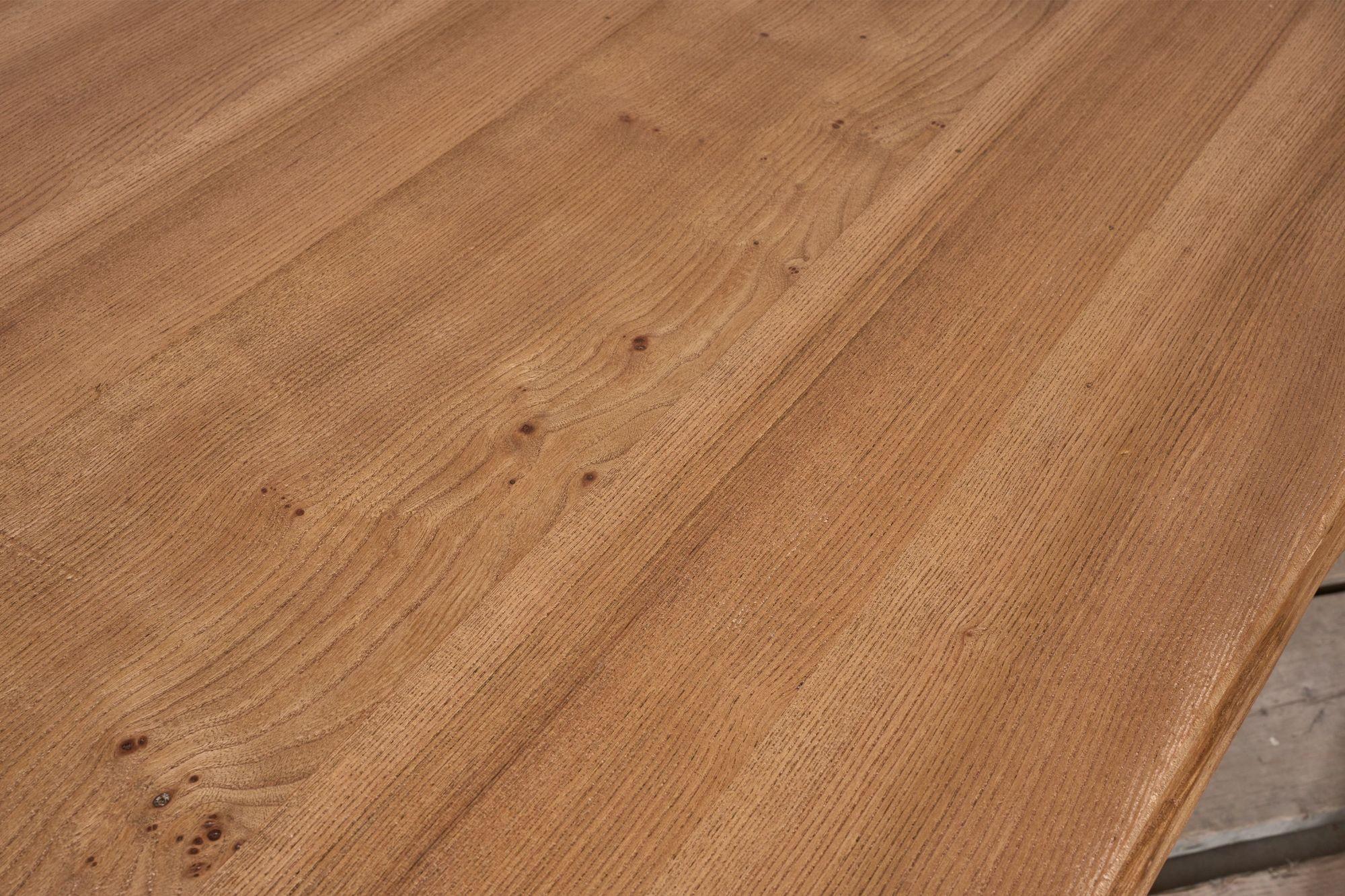 Mid 20th century Elm waney edge dining table 4