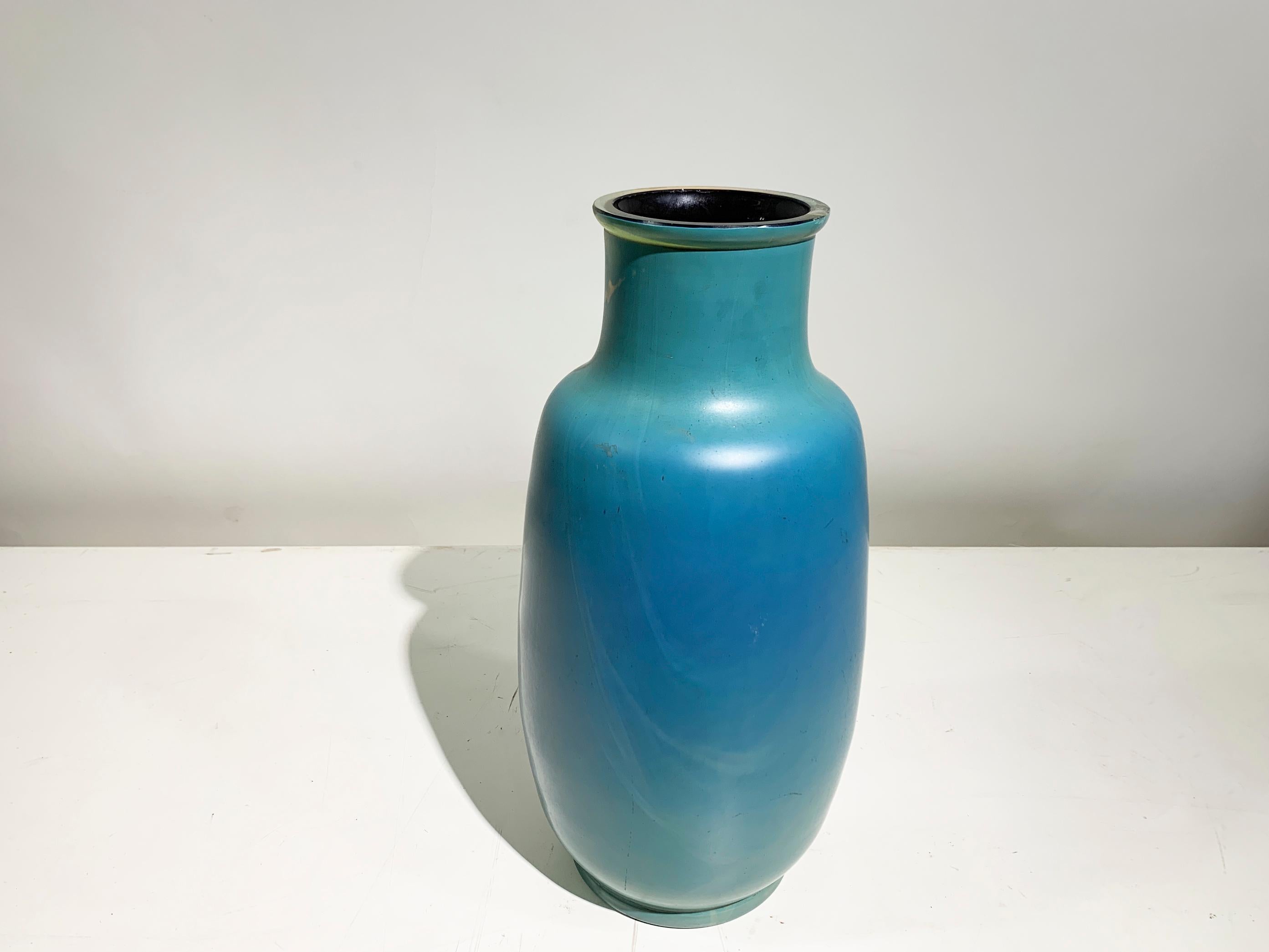 Smaltato Vaso in vetro smaltato della metà del XX secolo, Francia, circa anni '50 in vendita