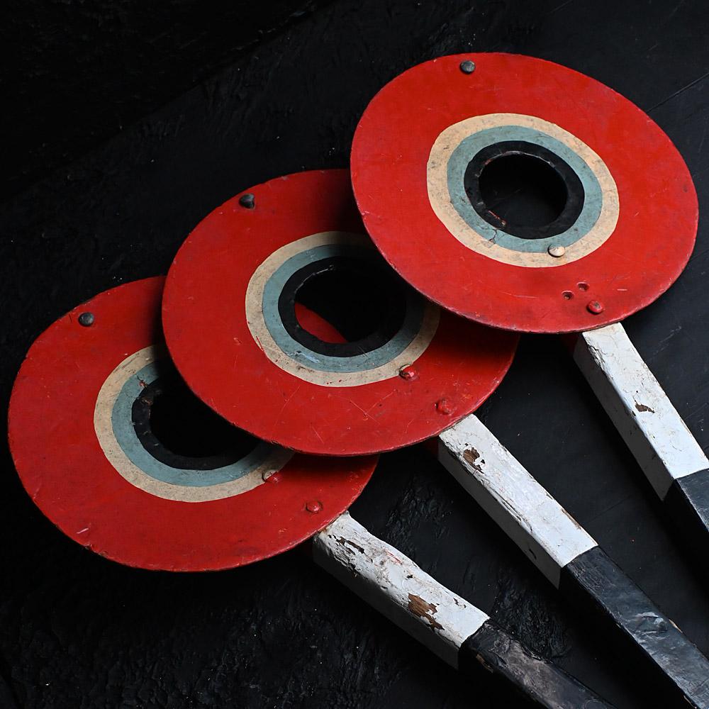 Folk Art Mid-20th Century English Hand Made Fairground Shooting Targets