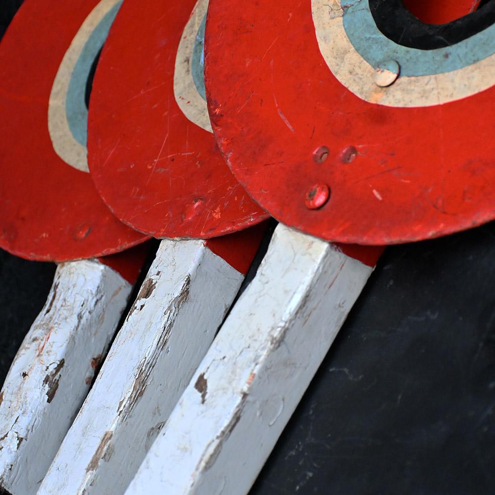 Metal Mid-20th Century English Hand Made Fairground Shooting Targets