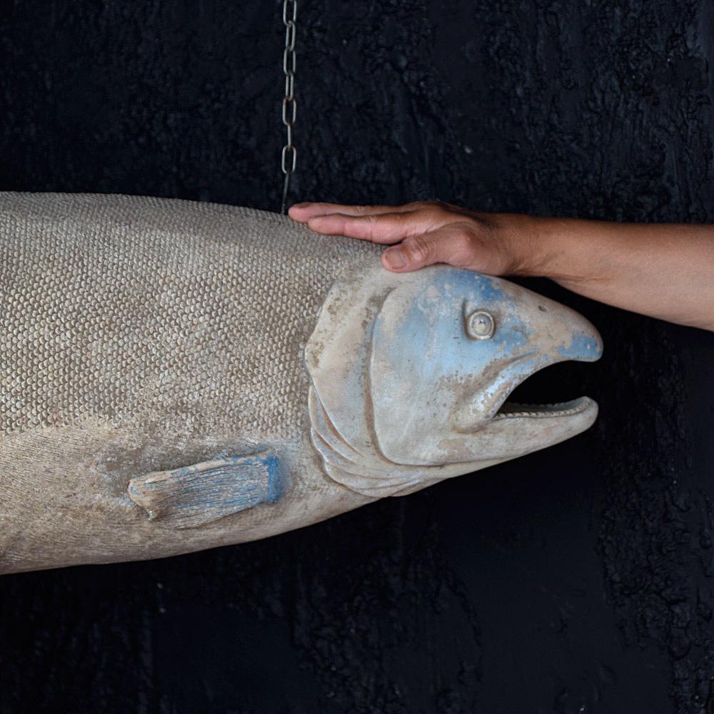 Mid-20th Century English Huge Fish Mongers Trade Sign 7