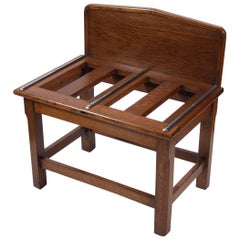 Used Mid-20th Century English Oak Luggage Rack