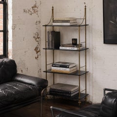 Mid-20th Century Etagere Masion Bagues Hollywood Regency Shelf