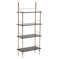 Mid-20th Century Etagere Masion Bagues Hollywood Regency Shelf