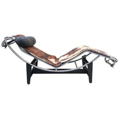 Mid-20th Century European Design Le Corbusier LC4 Lounge Chair for Cassina