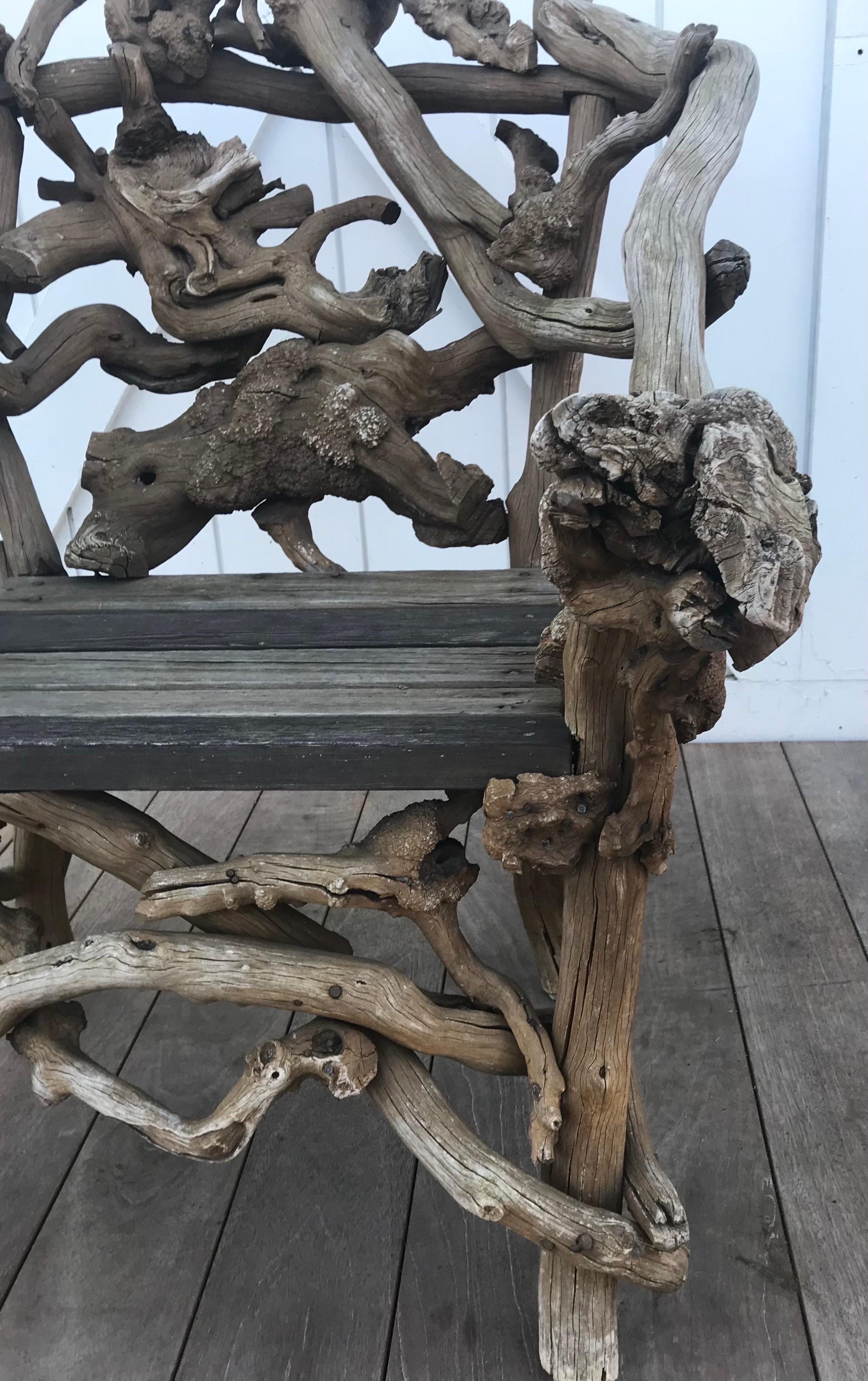 Mid-20th Century European Rhododendron Root Armchair  For Sale 4
