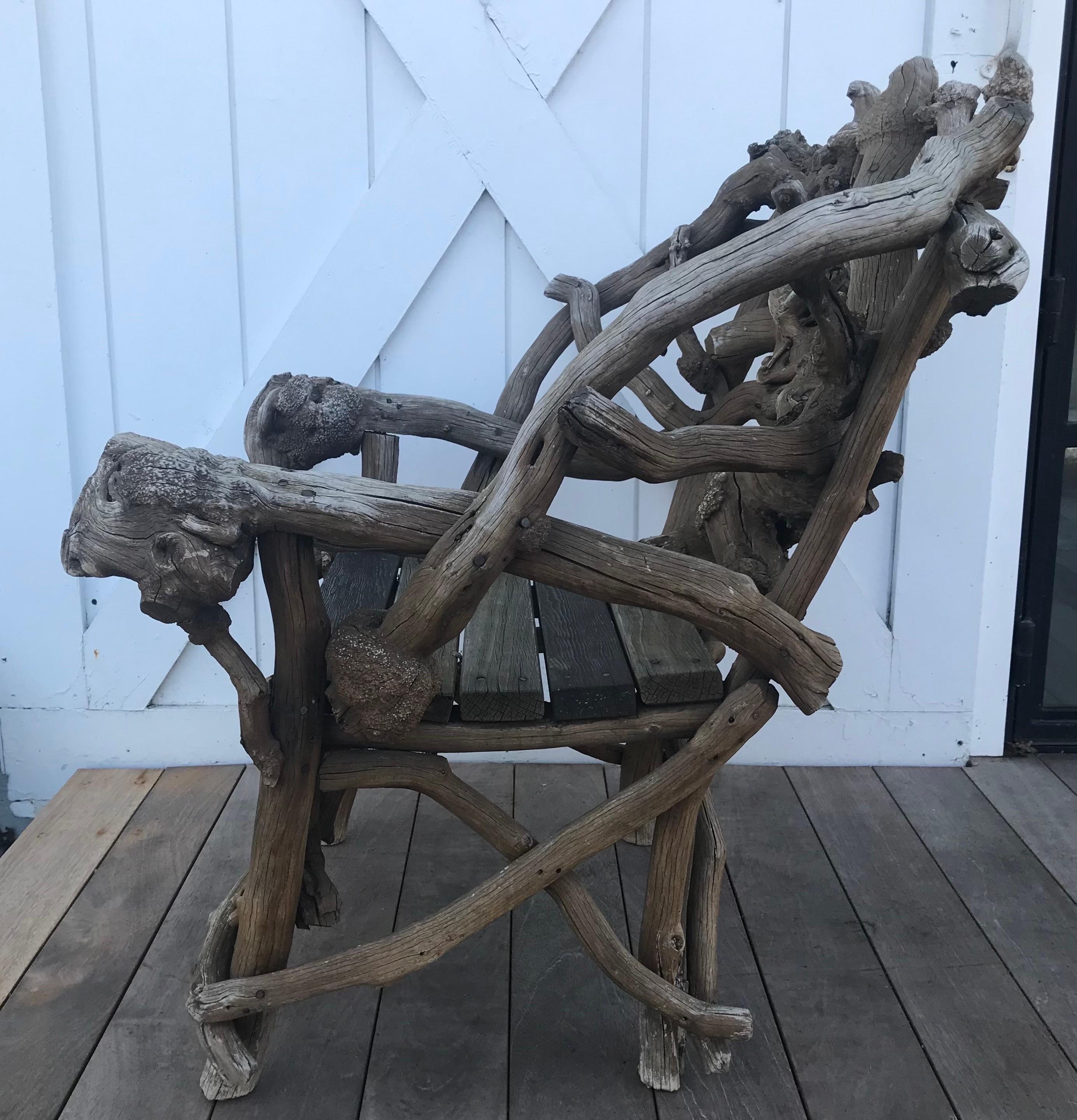 Mid-20th Century European Rhododendron Root Armchair  For Sale 1