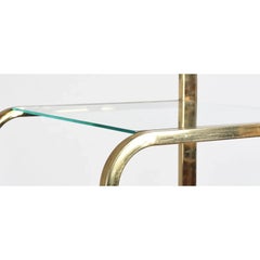 Mid 20th Century Expandable Dia Brass Etagere in the Style of Milo Baughman