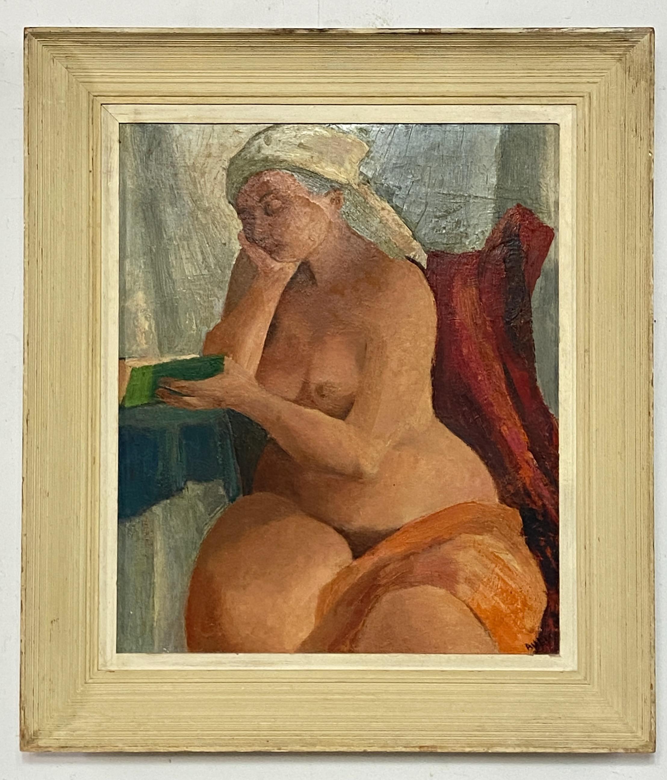 Pittura espressionista di nudo della metà del XX secolo in vendita 2