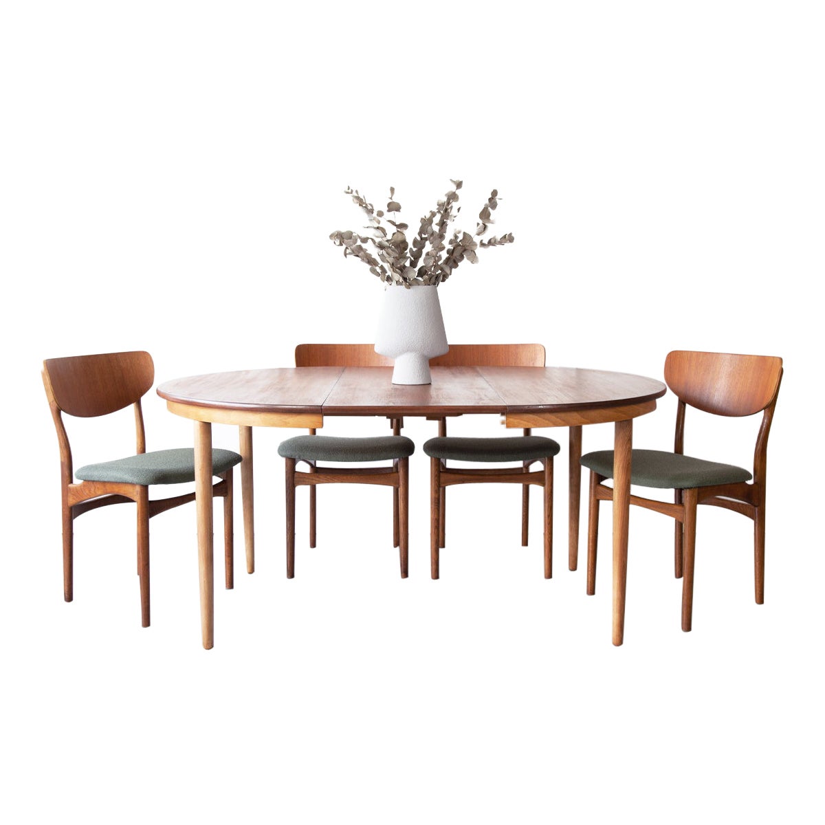 Mid-20th Century Farstrup Dining Table with Extending Leaf, Denmark