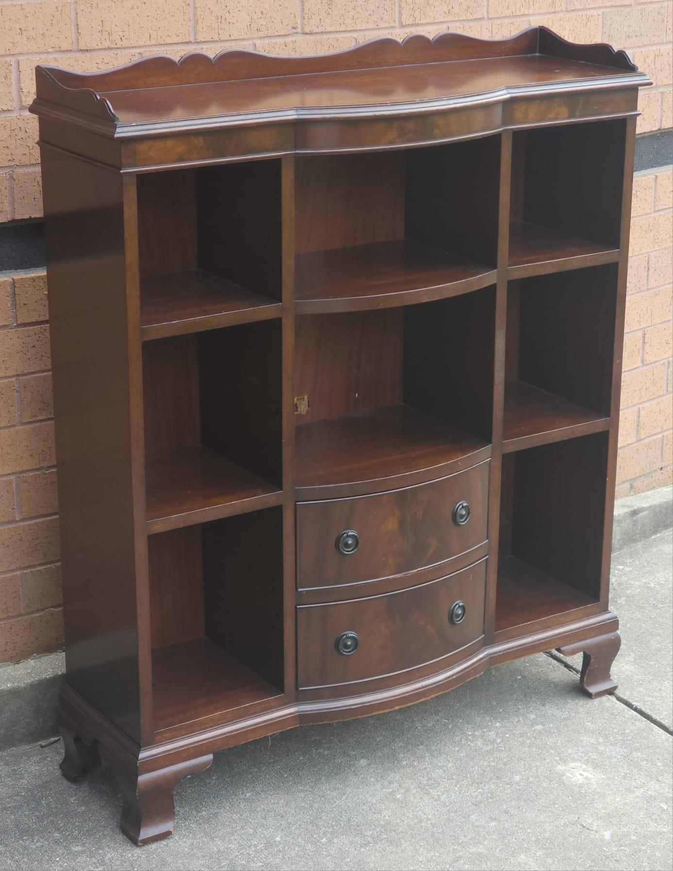 Other Mid 20th Century Federal Style Mahogany Display Cabinet For Sale