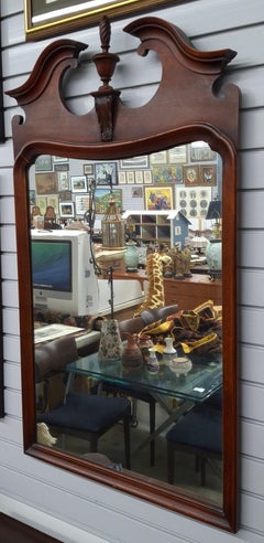 Mid 20th Century Federal Style Mahogany Frame Mirror