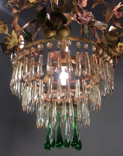 Mid-20th Century Fine Italian Chandelier, Murano, 1940