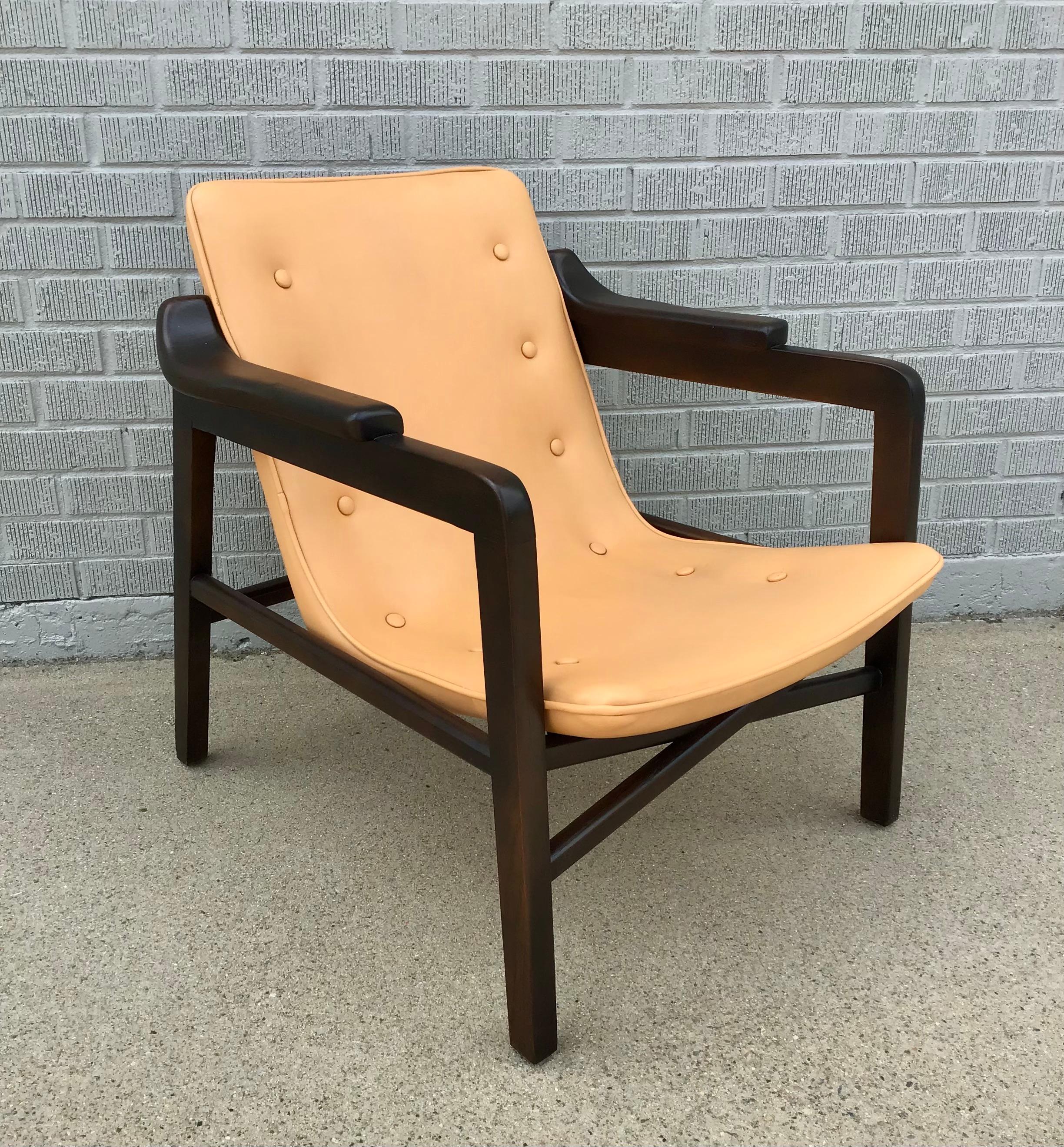 Chaise de cheminée du milieu du 20e siècle attribuée à Tove & Edvard Kindt-Larsen en vente 4