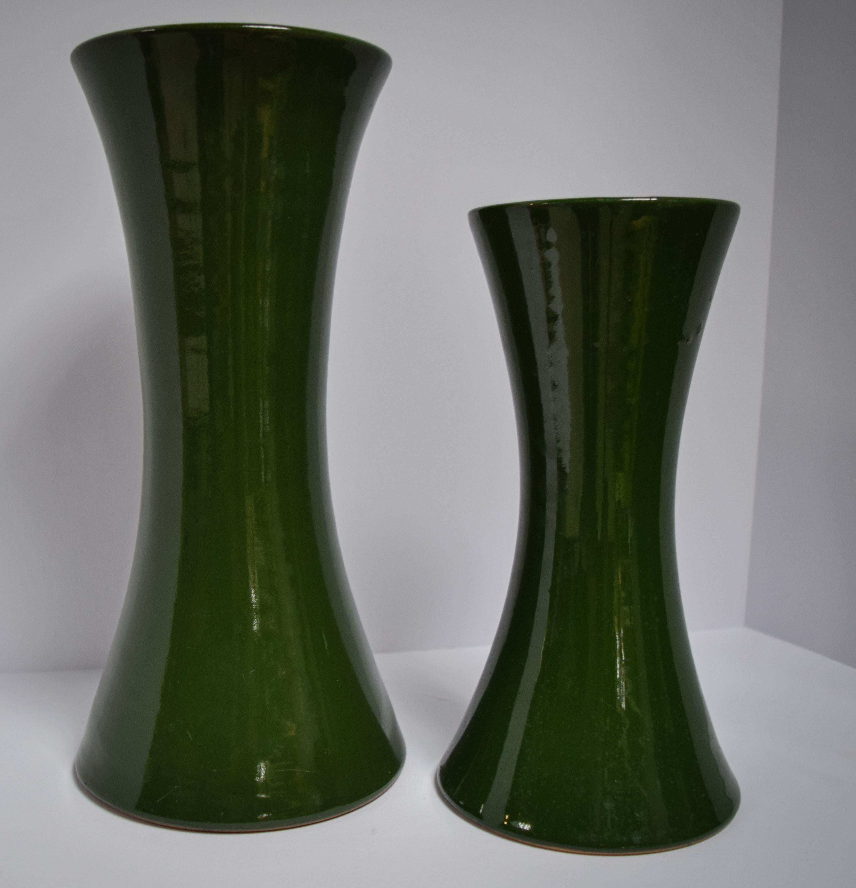 English 19th Century Floral Competition Vases, Set of 3