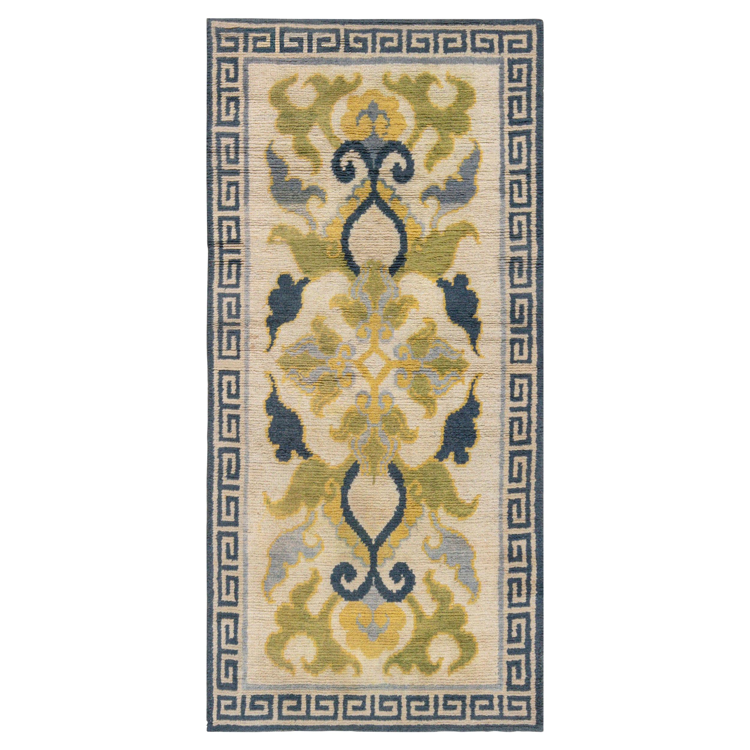 Doris Leslie Blau Collection Mid20th Century Japanese Floral Handwoven