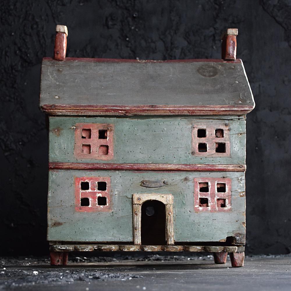 British Mid-20th Century Folk Art House Model