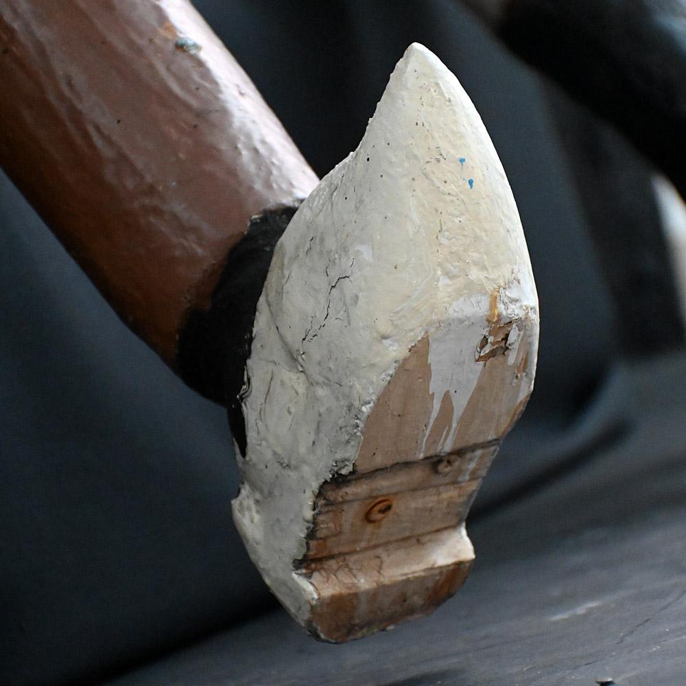 Mitte des 20. Jahrhunderts folkart geschnitzt Holz Außenseiter Kunstfiguren (Handgefertigt) im Angebot