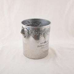 Mid 20th Century French Aluminum Moet et Chandon Champagne Bucket or Ice Bucket